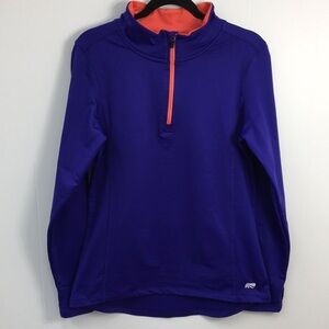 Marika Tek Womens Fleece Lined Quarter Zip Pull Over Size XL EXCELLENT Condition